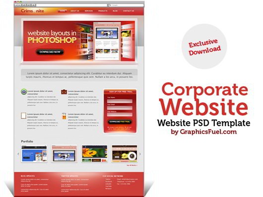 30 Premium “Free” Website PSD Templates To Jump Start Your New Website Project